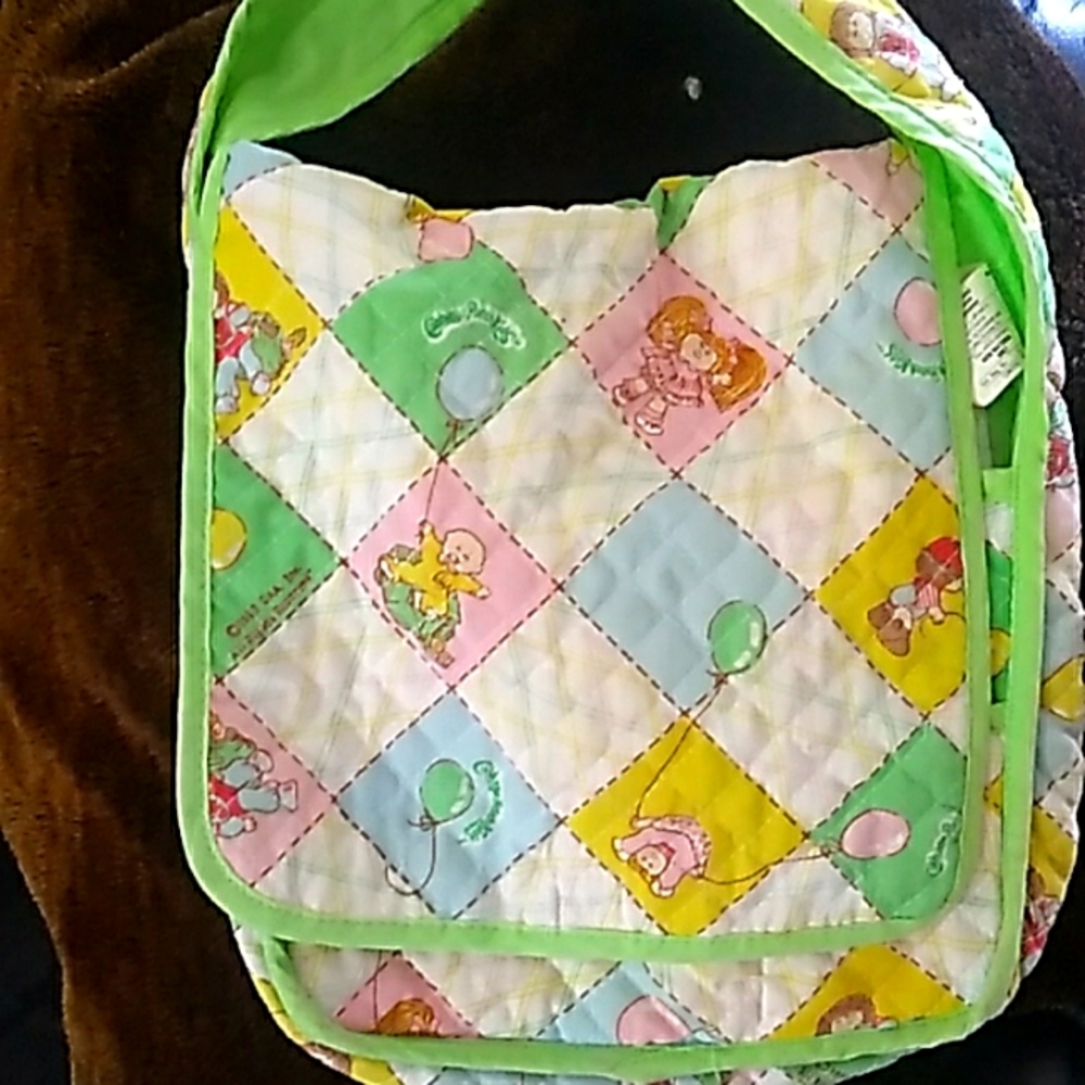 🥬 Vintage Cabbage Patch Kids Cloth Diaper Bag   1978